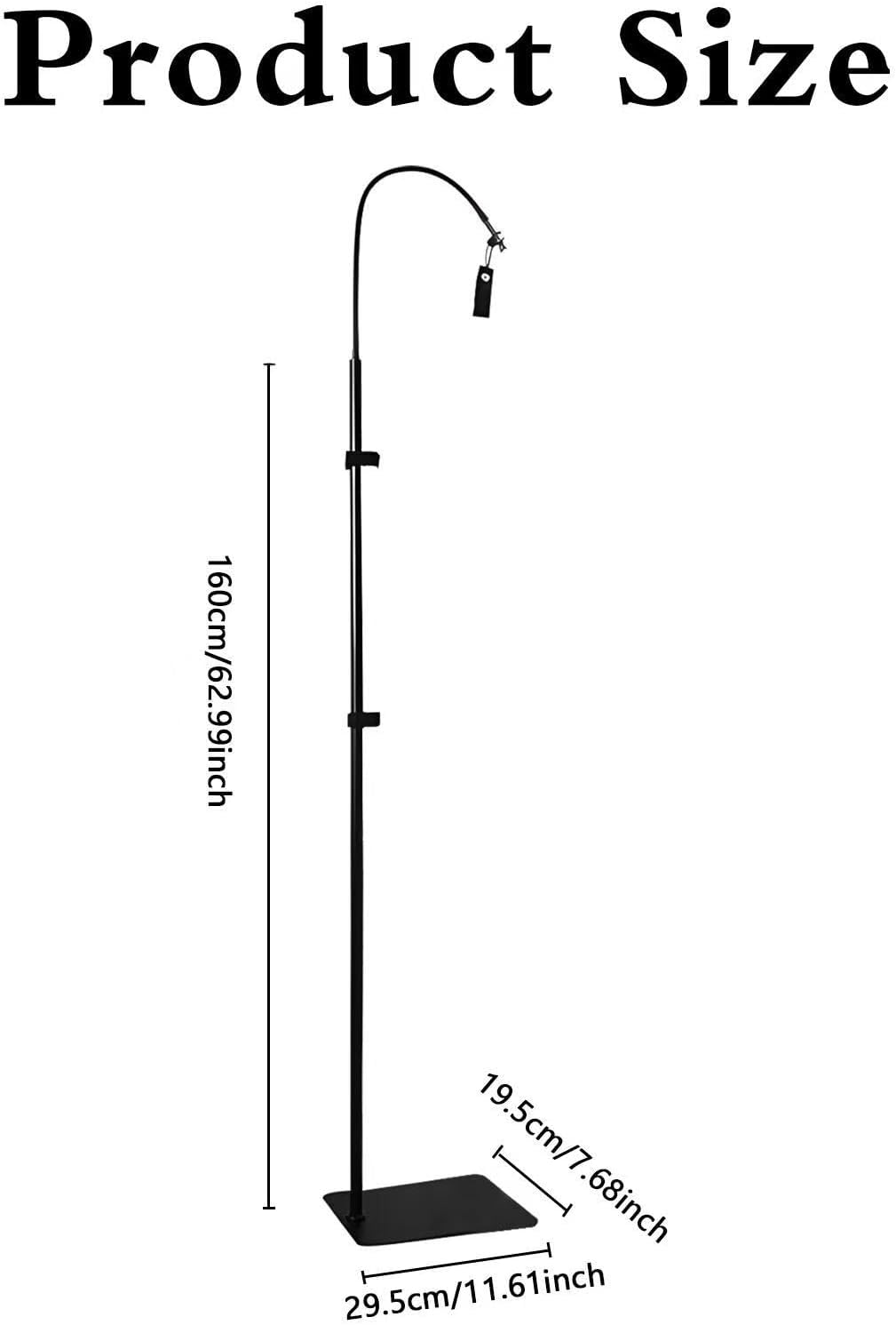 HDBHBH CPAP Hose Holder for Bed - Adjustable Height & Angle, Anti-Tangle Tube Lifter, Prevents Hose Leakage & Blockage, Sleep Apnea Hose Holder, Easy to Install & Remove (Only Holder) image number 1