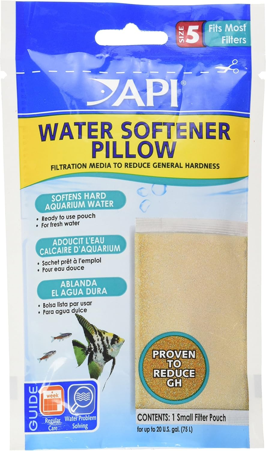 API Water Softener Pillow Aquarium Canister Filter Filtration Pouch 1-Count Bag image number 3