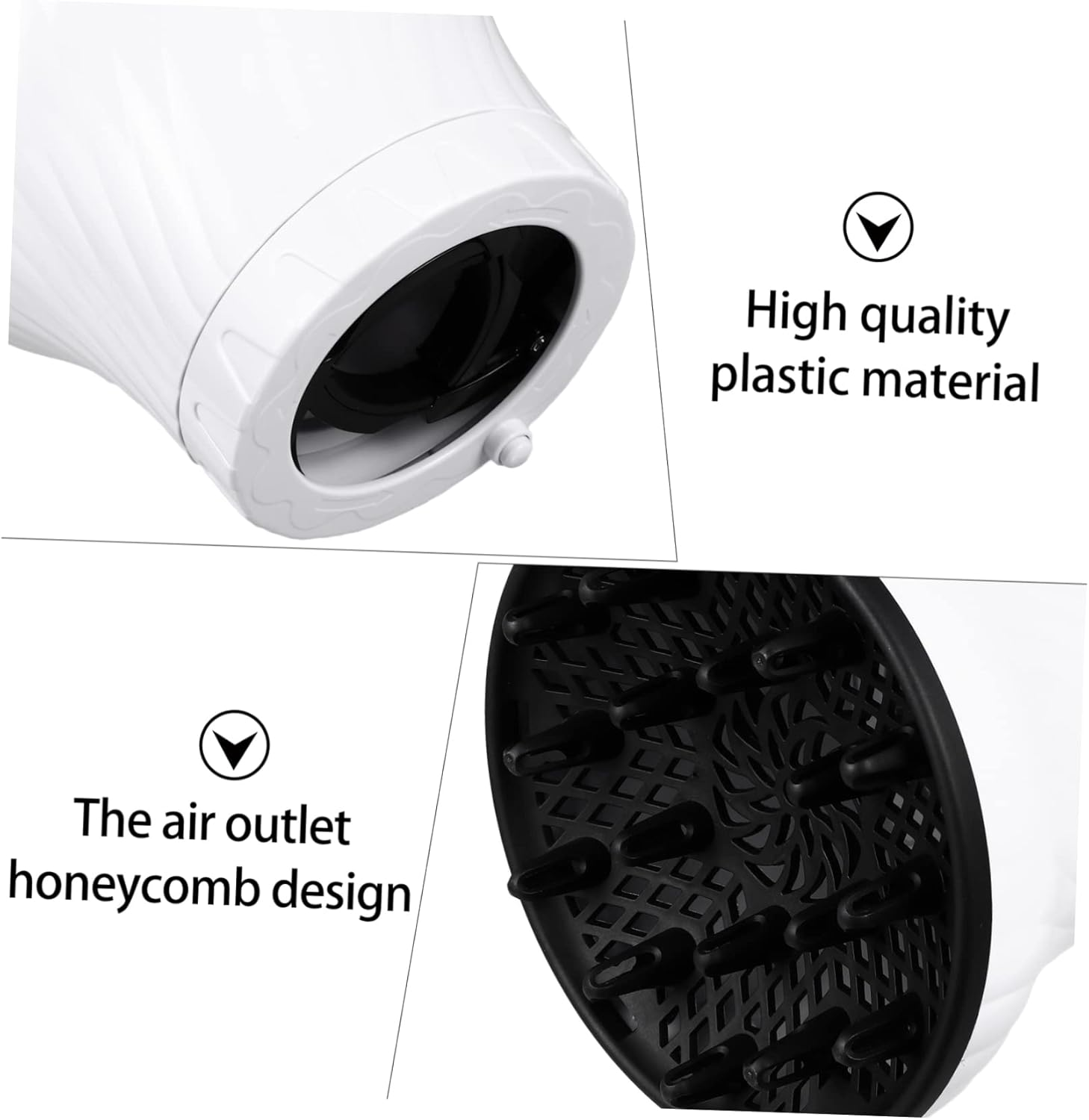 CALLARON Hair Diffuser Attachment for Durable Blow Cover for Even Drying Compatible with Hair Dryers for Styling and Quick Drying image number 2