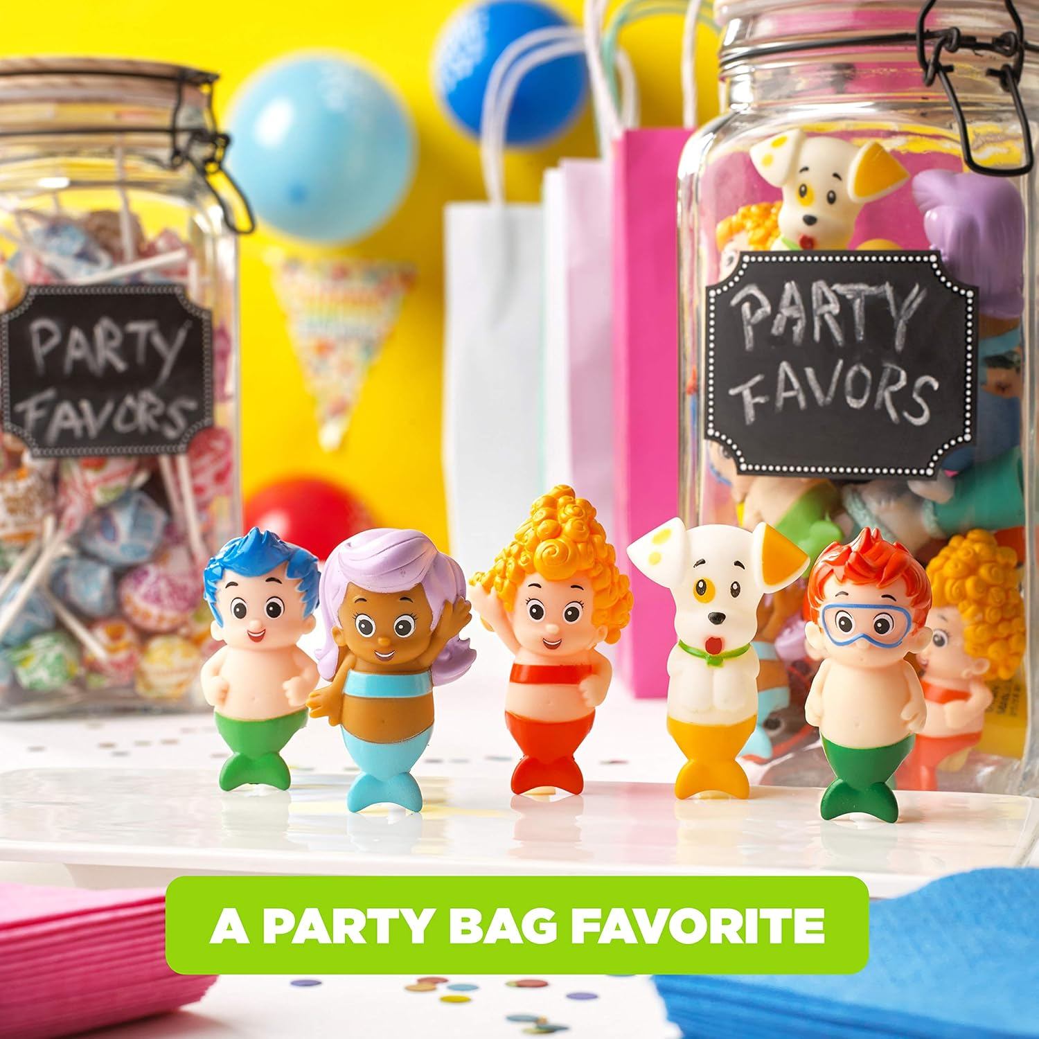 Nickelodeon Bubble Guppies Finger Puppets - Party Favors, Educational, Bath Toys image number 3