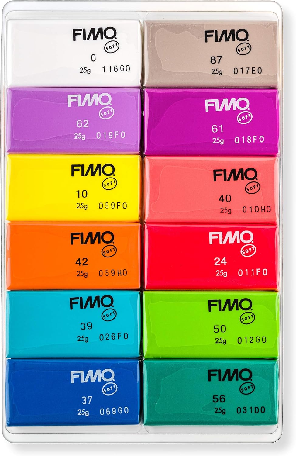 FIMO Staedtler Brilliant Modelling 12-Pieces Clay Blocks image number 3