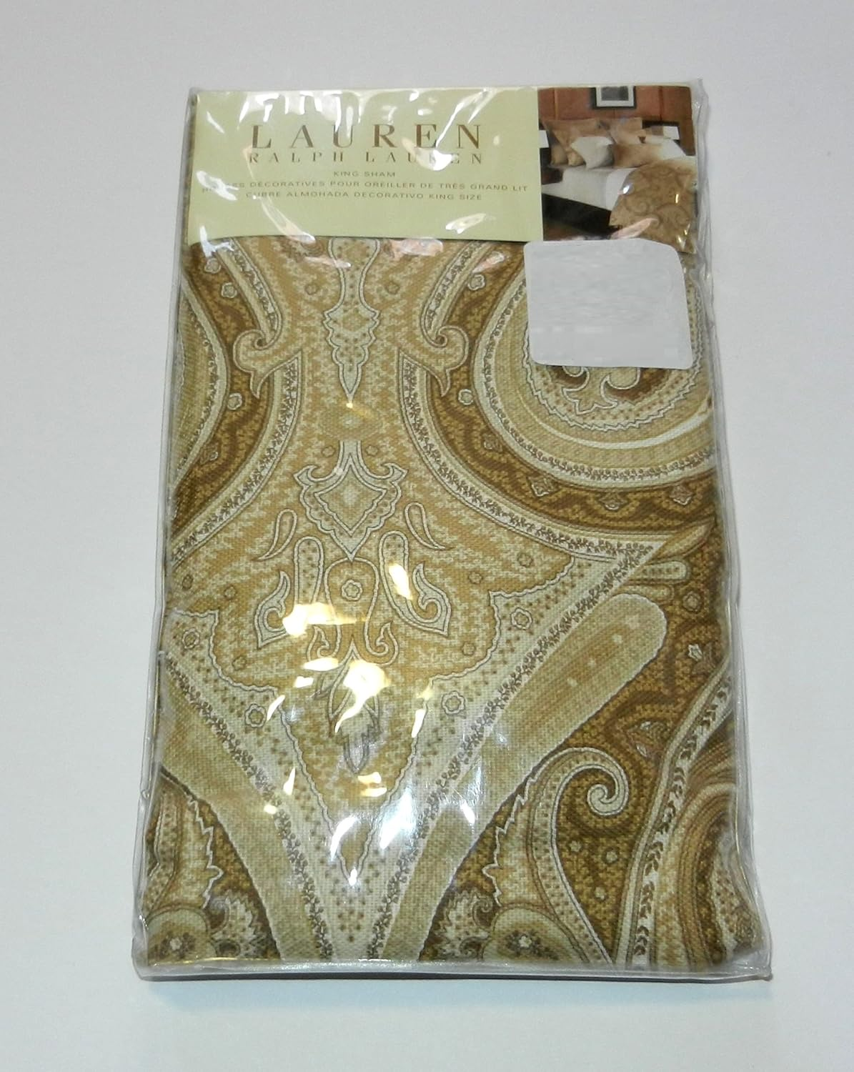 Lauren by Ralph Lauren Desert Spa Paisley King Sham image number 1