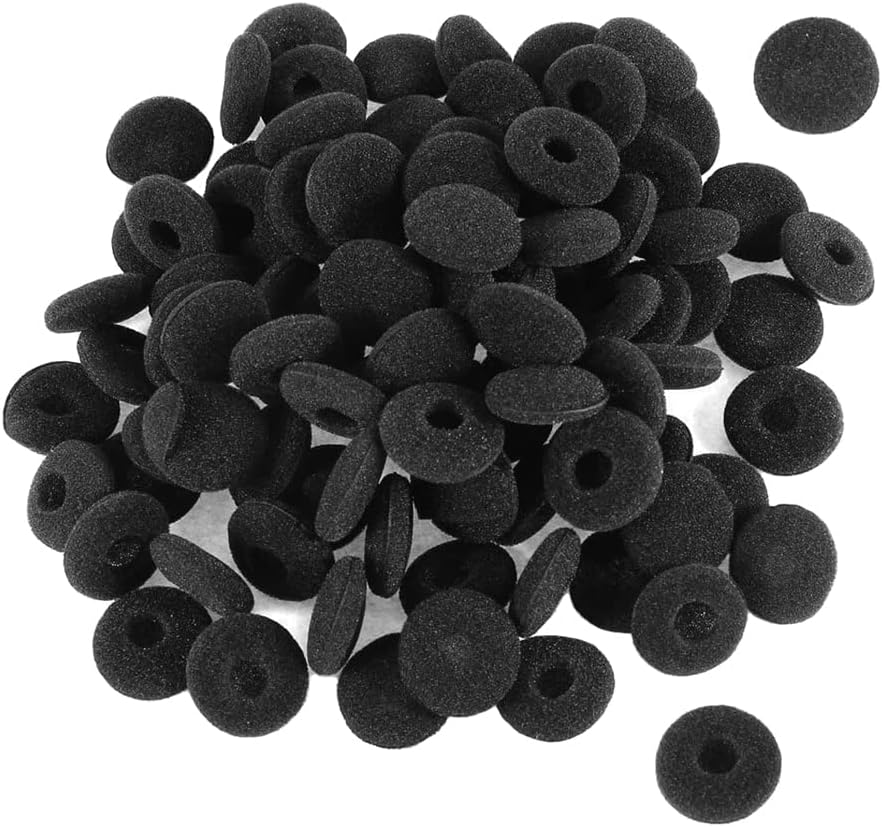 Haobase 30 Pack Foam Earbud Earpad Ear Bud Pad Replacement Sponge Covers for Earphone, MP3 MP4 Ipod Iphone Itouch Ipad Headsets image number 2