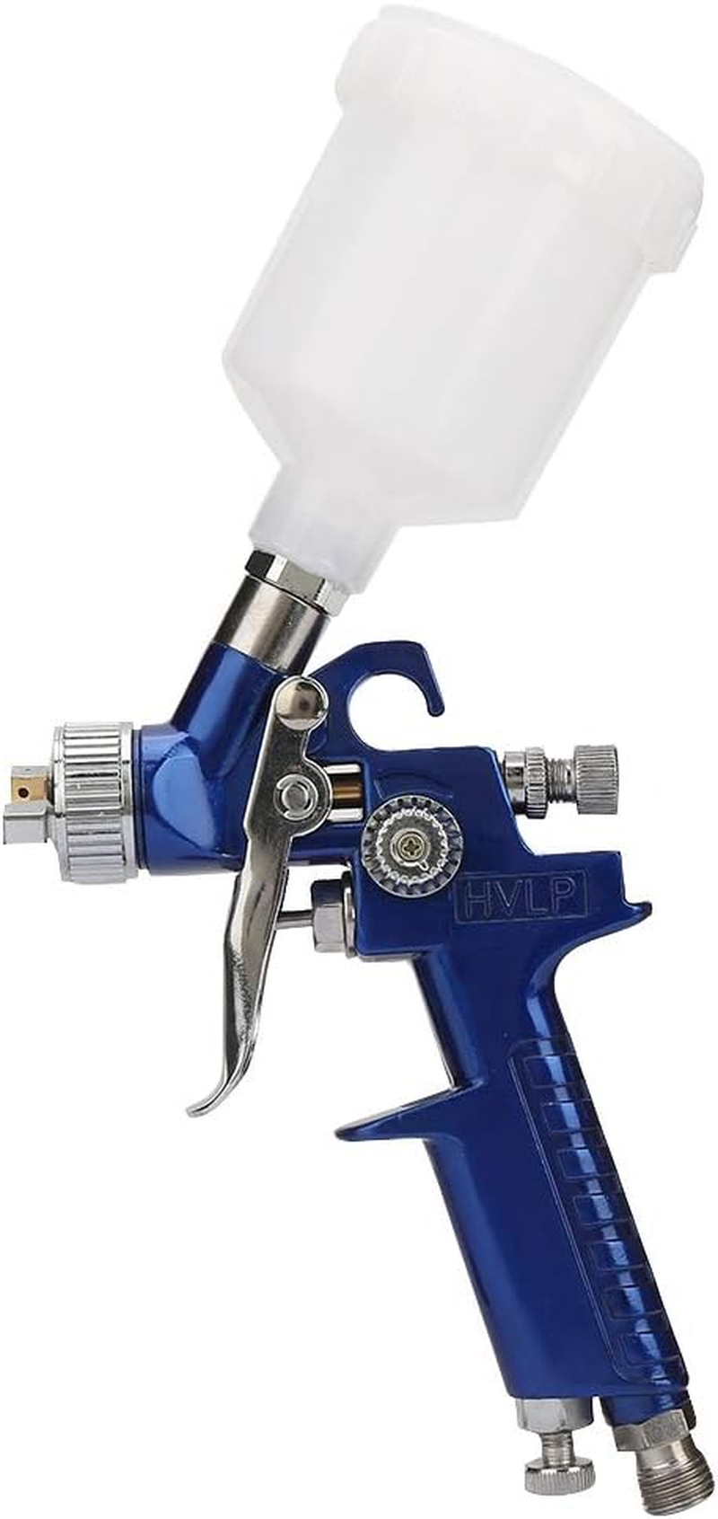 Viagasafamido HVLP Spray Gun Gravity Airbrush Car Oil Painting 125Ml Feed Cup Multifunctional Pneumatic Connector for CAR Prime Furniture Surface Wall 160~250Mm Spray Distance(1Mm) image number 3