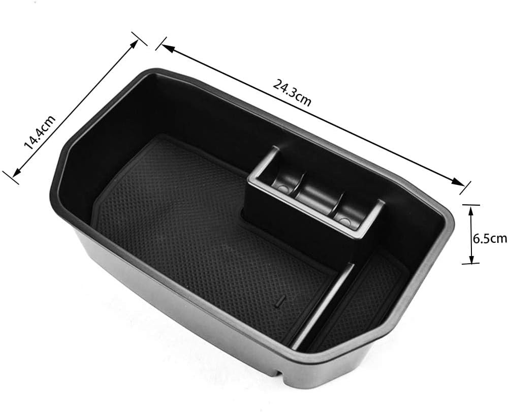 For Toyota Land Cruiser J200 Lexus Lx570 Center Console Organizer Armrest Secondary Storage Box Container Phone Holder Glove Tray Car Interior Accessories 2008-2018 2019 2020 2021 image number 1