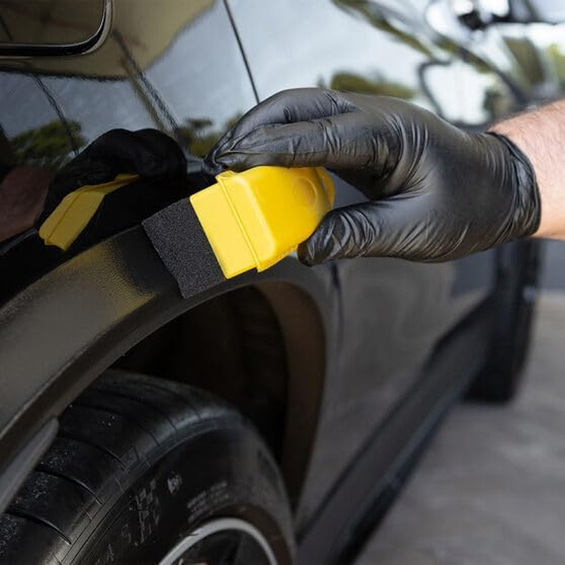 Meguiar'S Tyres 'N Trim Dressing and Protectant Applicator - Featuring Soft, Tight-Cell Foam to Spread Your Favourite Meguiar&rsquo;S Tyre Shine, Exterior Dressing, or Protectant Smoothly and Evenly image number 6