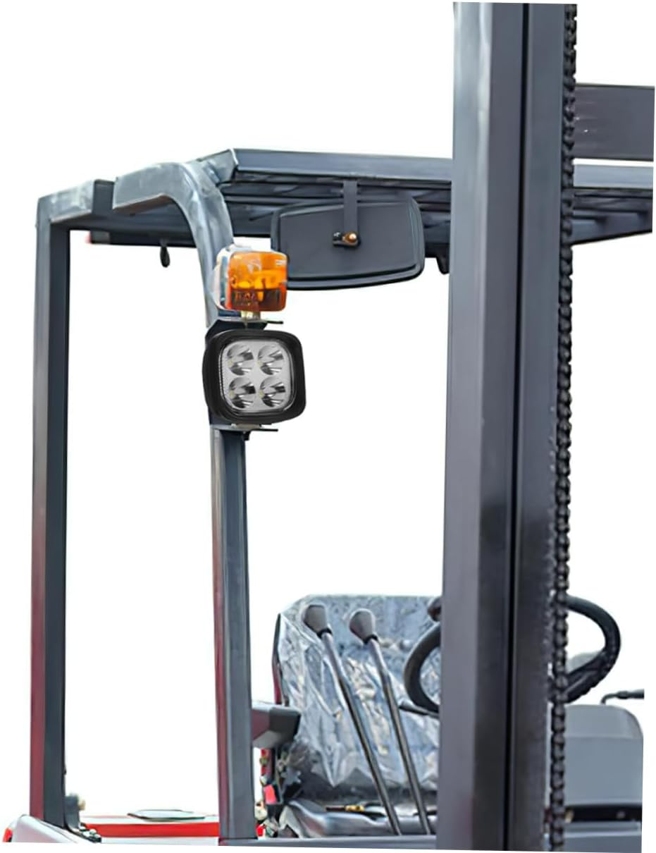 Iplusmile LED Forklift Lights 2 Pack Complete Assembly Powerful Illumination Long-Life High Visibility Replacement Work Lights image number 2