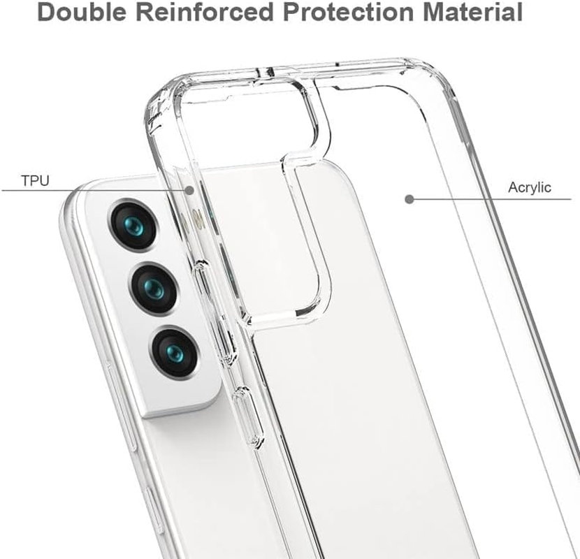 For Samsung Galaxy S25 plus Case Clear,[Anti-Yellowing & Non-Slip] Transparent Shockproof Protective Phone Cases Slim Thin Cute Cover for Galaxy S25 Plus+ 6.7&rsquo; Released 2025 image number 3