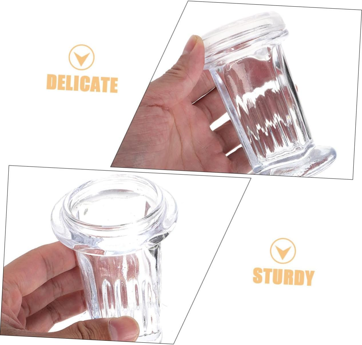 Gatuida 3Pcs Glass Lid Staining Jar Holds 5 Microscope Slides, Clear Glass Staining Jar for Cell Samples Histology and Clinical Labs 60Ml image number 2