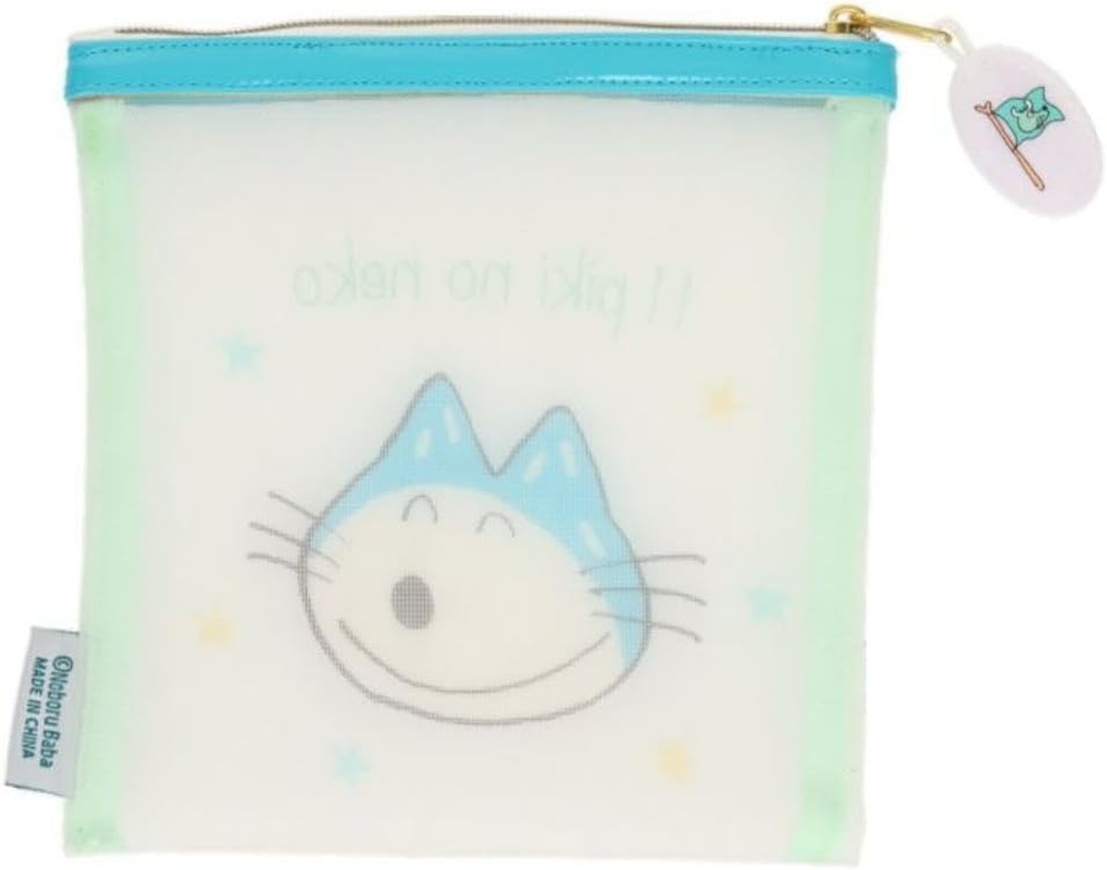 11 Piki Cat Mesh Pouch S - Blue image number 5