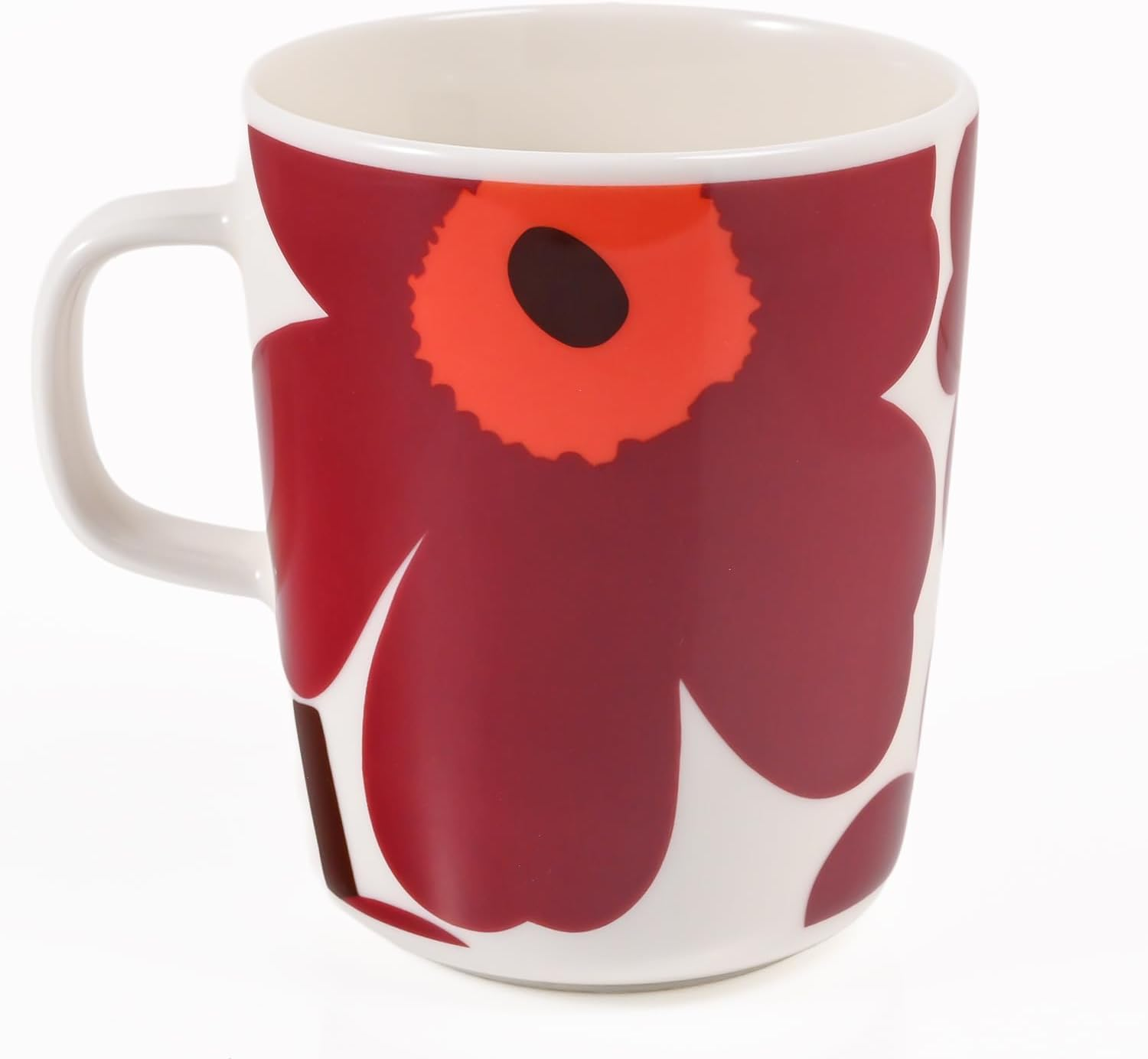 Marimekko Mug Cup 8.5 Fl Oz (250 Ml) 2025 Winter Unico Burgundy Red 75646 075646 133 Western Dinnerware Nordic Design image number 1
