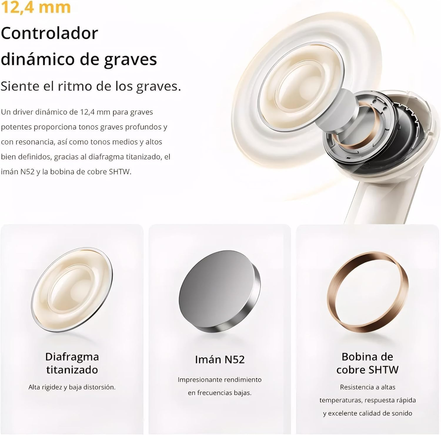 Realme Buds Air 7, 12.4Mm Dynamic Bass Drivers, 52Hrs Playtime, 52Db Hybrid ANC, 6 Mic ENC, 45Ms Low Latency, 360&deg; Spatial Audio, Hi-Res LHDC, IP55 Dust & Water Resistant, BT V5.4 - (Lavender Purple) image number 5