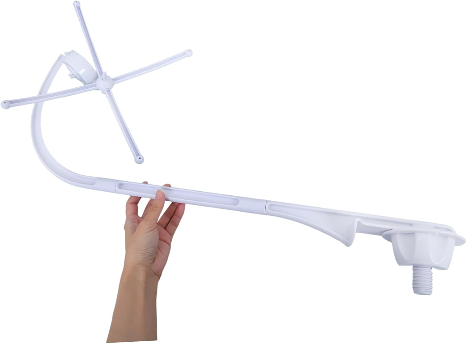 Bestonzon Adjustable Crib Mobile Stand with Clamp Bed Bell Holder for Sensory Stimulation and Easy Setup Secure Stable Nursery Mobile Hanger for Boys Girls image number 5