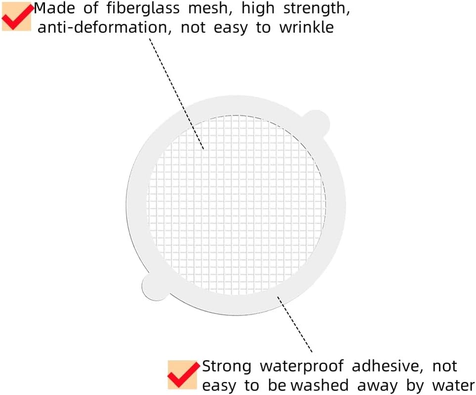 Shower Drain Hair Catcher, Kitchen Sink Drain Strainer, Bathtub Hair Catcher for Drain, Disposable Shower Drain Hair Catcher, Sink Stopper, Bathtub Accessories, Bathroom Necessities (11Cm) image number 5