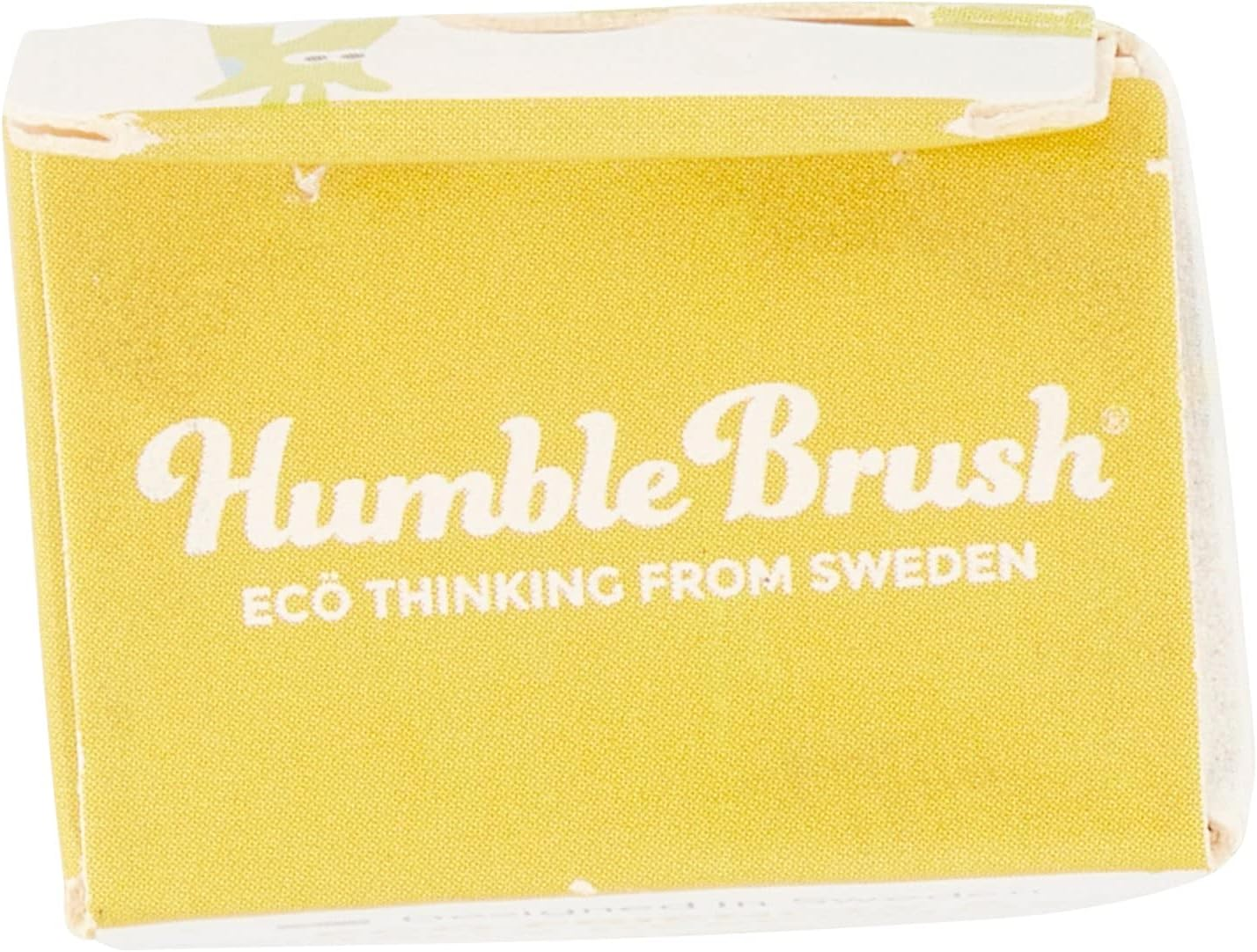 Humble Co. Kids Ultra Soft Bristles Bamboo Toothbrush, Yellow image number 3