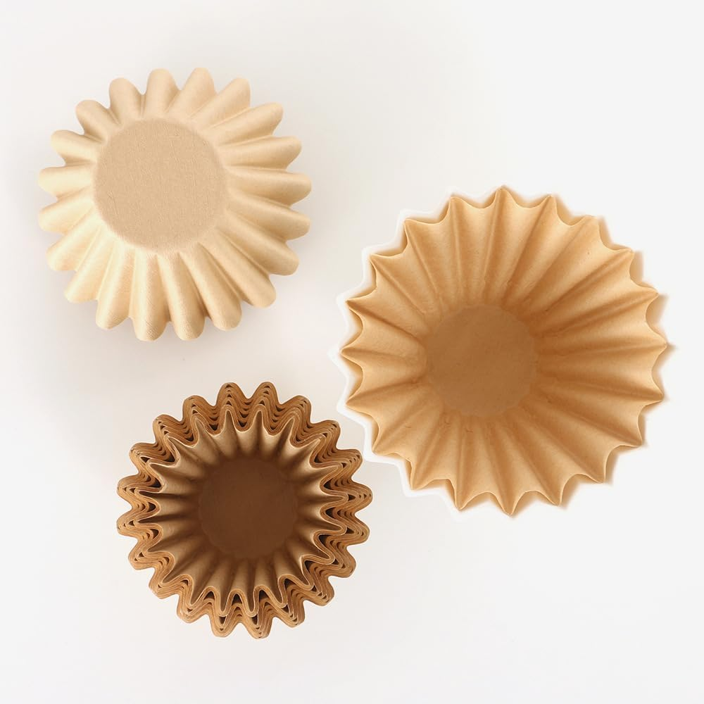 4-5 Cup Basket Coffee Filters, 7.28&rdquo;X 1.97&rdquo;, 100 Count Natural Unbleached Coffee Filter Paper for 5 Cup Coffee Maker, Small Coffee Travel Brewer, Single Serve Coffee Pot