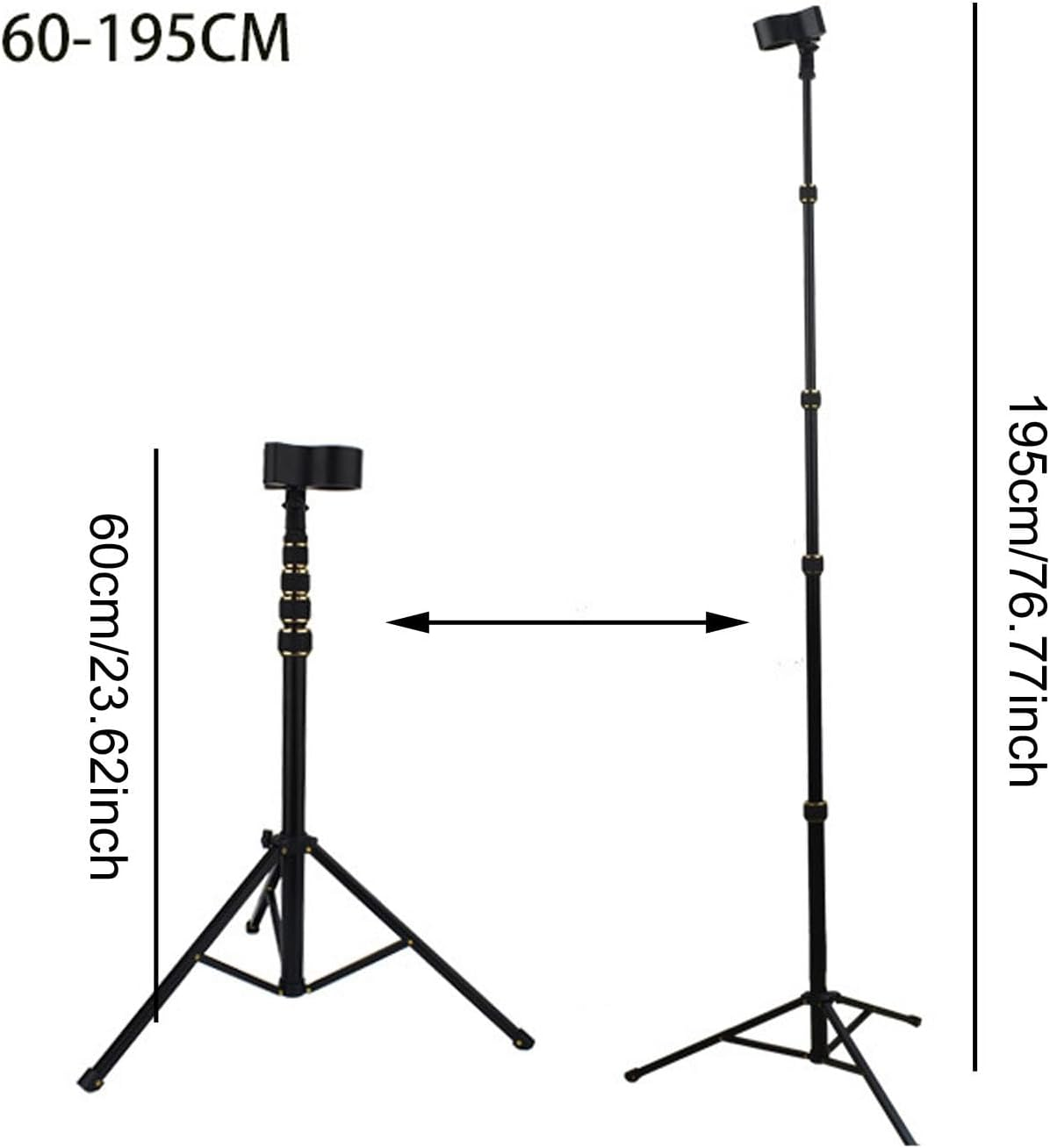 "Abbraccia" Adjustable Tripod Stand for Blow Dryer on Tabletop and Floor for Grooming image number 1