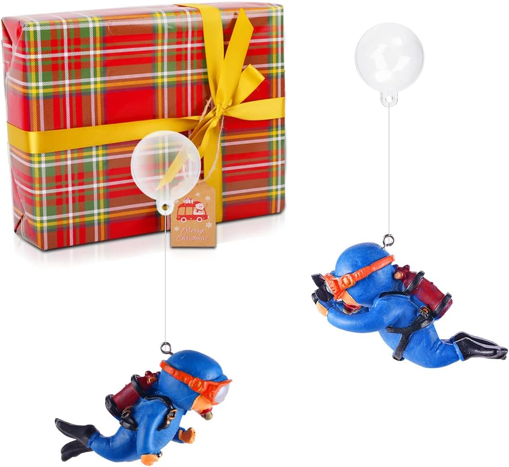 Voyyphixa Octopus Aquarium Decorations Glow Fish Tank Decorations Aquarium Accessories for All Kinds of Fish and Aquatic Pets Resin Decorative Octopus Sculpture Garden Decor Ornaments (Blue Octopus)