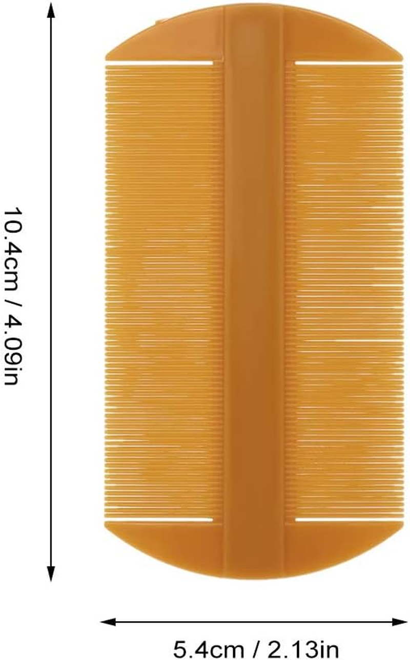 Double-Edged Fine-Toothed Comb Plastic Hair Comb for Head Care Pocket Massage Comb for Kids Pet Beard/Mustache Comb VCXN