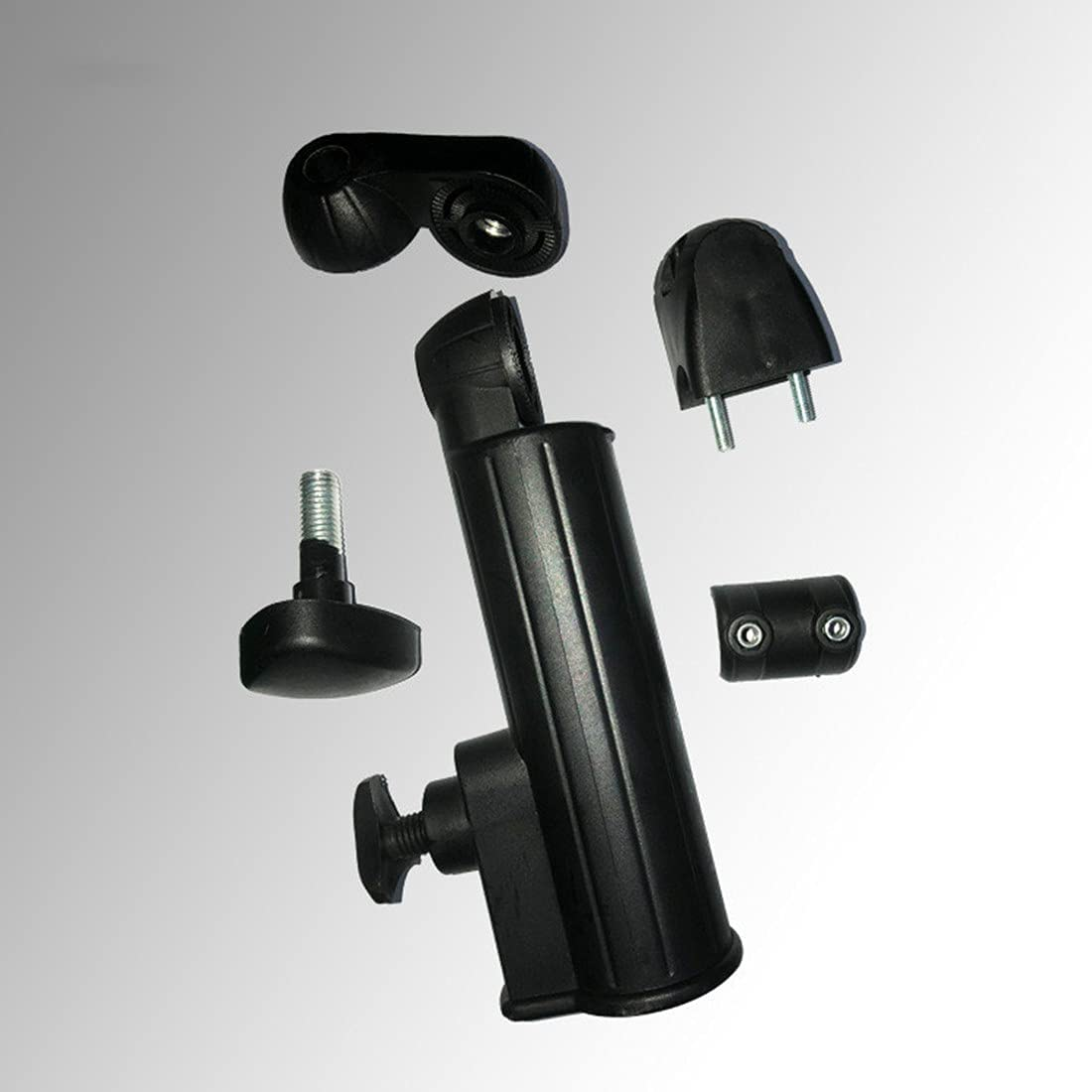 Golf Trolley Umbrella Holder,Universal Umbrella Stand,For Golf Cart Handles(Black) image number 5