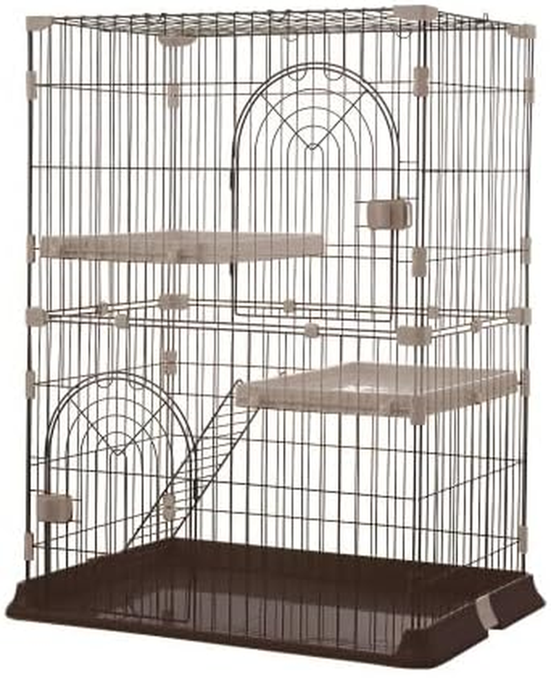 BTM Cat Cage, Cat Cage, 2 Tiers, Cat Gauge, Stylish, Cat House, Multi-Tier, Answering Machine, Protection, Escape Prevention, Multiple Pet Cage image number 5