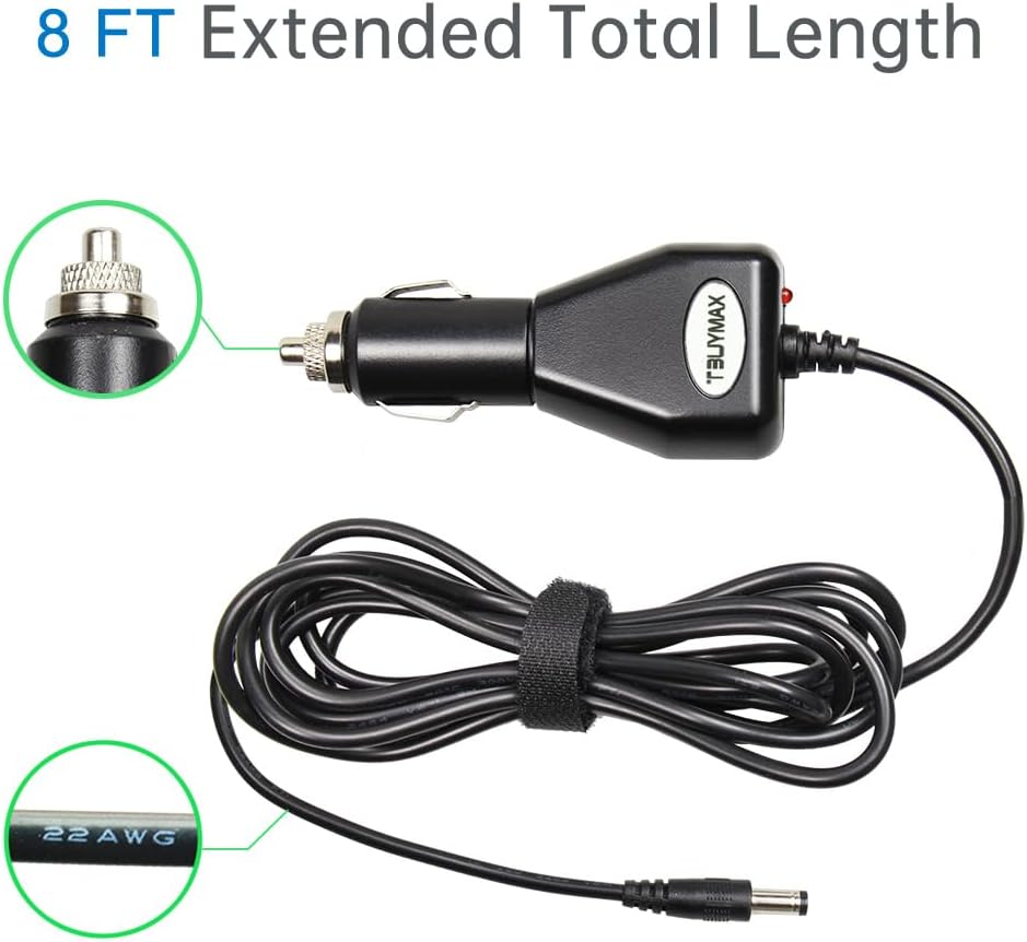 12 Volt Car Vehicle Lighter Adapter for Spectra S1, S2 Breast Pump - Replacement Power Adapter for Spectra S1,S2 Pumps Made after Feb 2015 image number 4