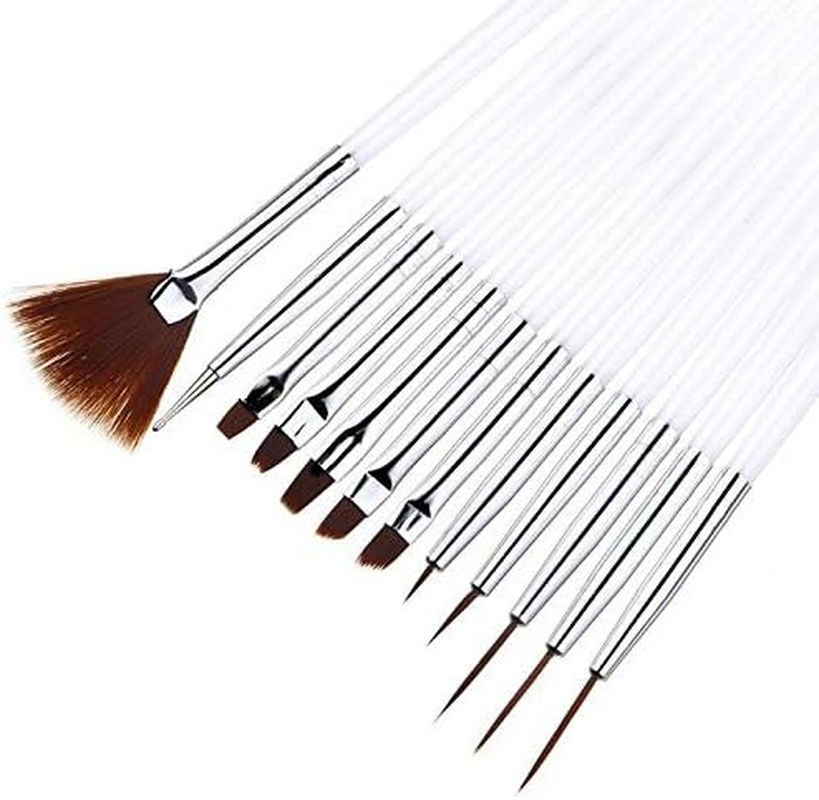 12 Pcs/Set New Nail Art Brush Pens Dotting Point Painting Pens Drawing Brush Nail Art Tools Pink Zhengpingpai image number 4