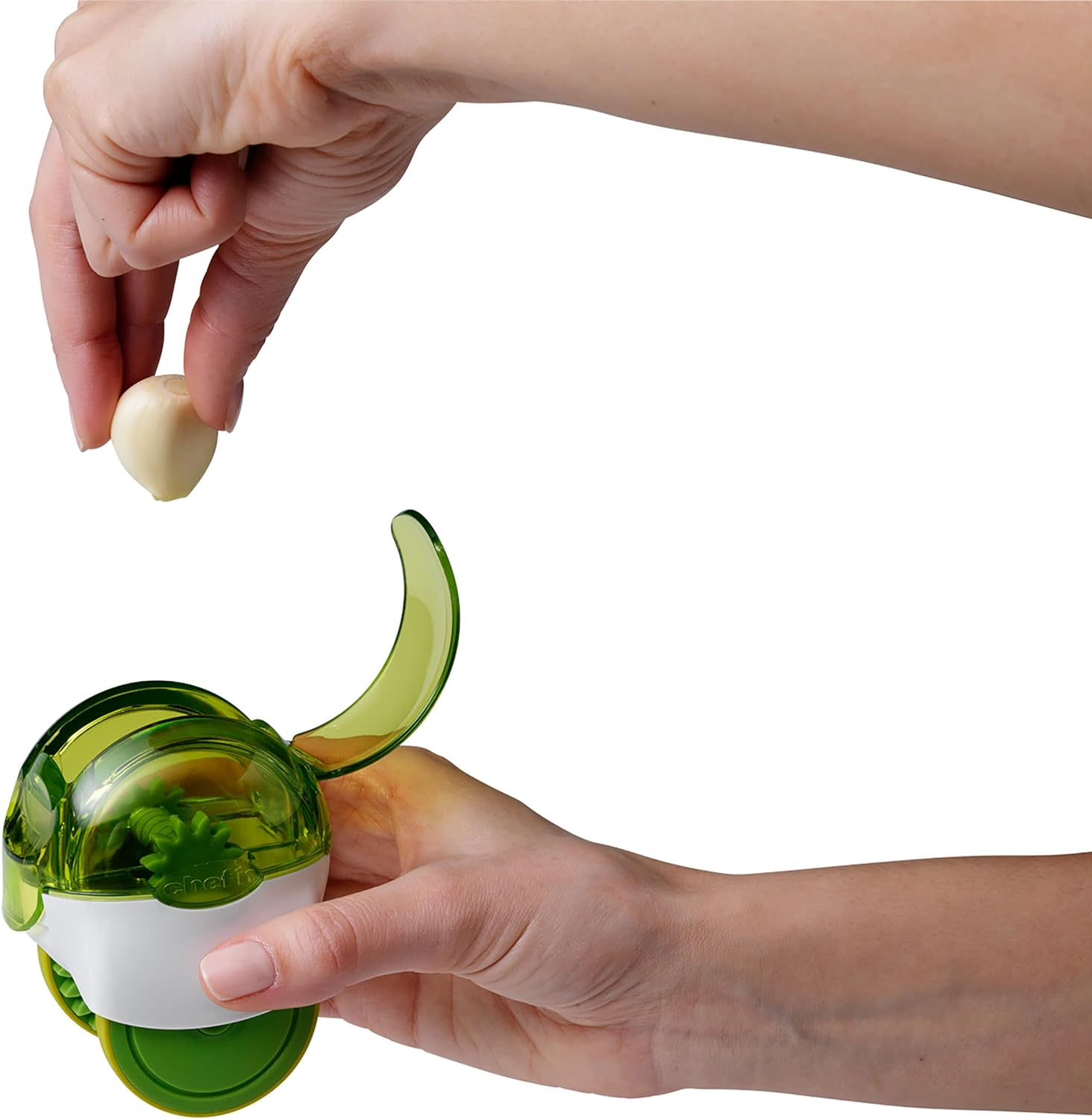 Chef'N 102-663-011 Garliczoom Garlic Chopper, XL, Green image number 2