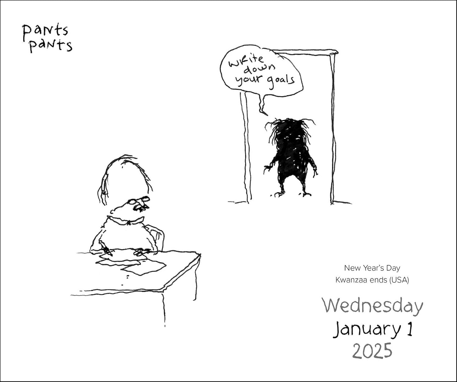 Comics from Pants Pants 2025 Day-To-Day Calendar image number 1