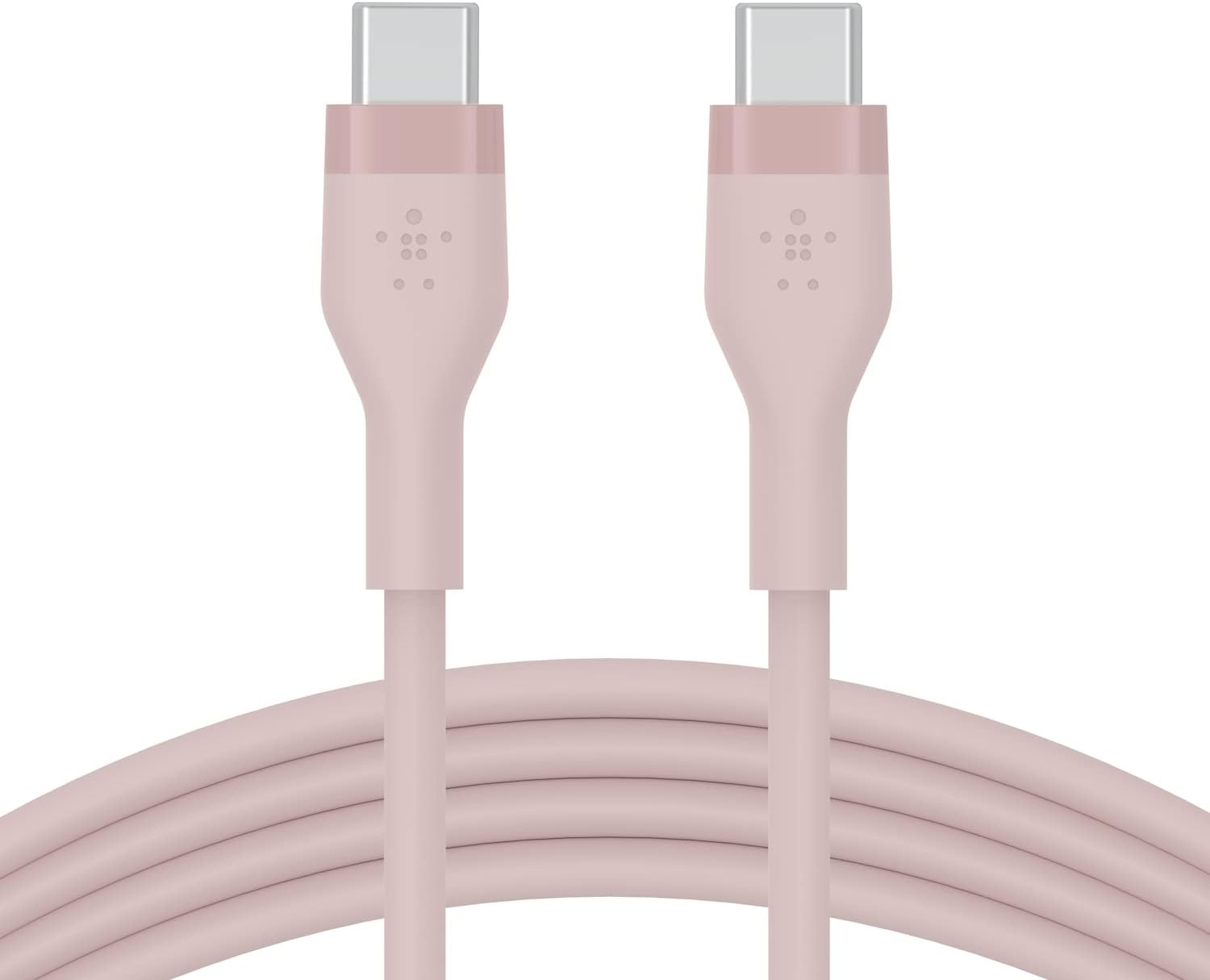 Belkin Boostcharge Flex Silicone USB C Charger Cable, USB-IF Certified USB Type C to USB Type C Charging Cable for Iphone 16, 15, Galaxy S24, S23, Ipad, Macbook, Note, Pixel and More - 1M, Blue
