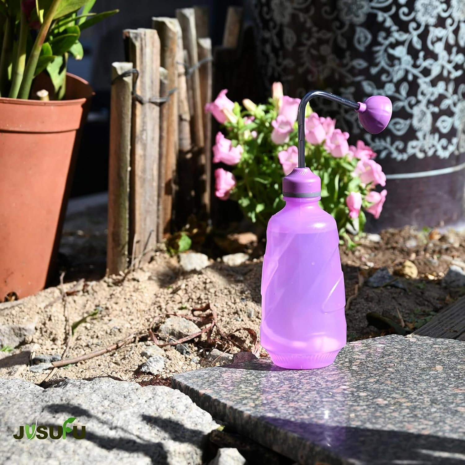Watering Can for Seedlings,Watering Can,Squeeze Bottles Succulent Watering Bottle 450Ml Water Squirt Irrigation Bottle Squeeze Sprinkling Can Plastic Wash Plant (Green) image number 6