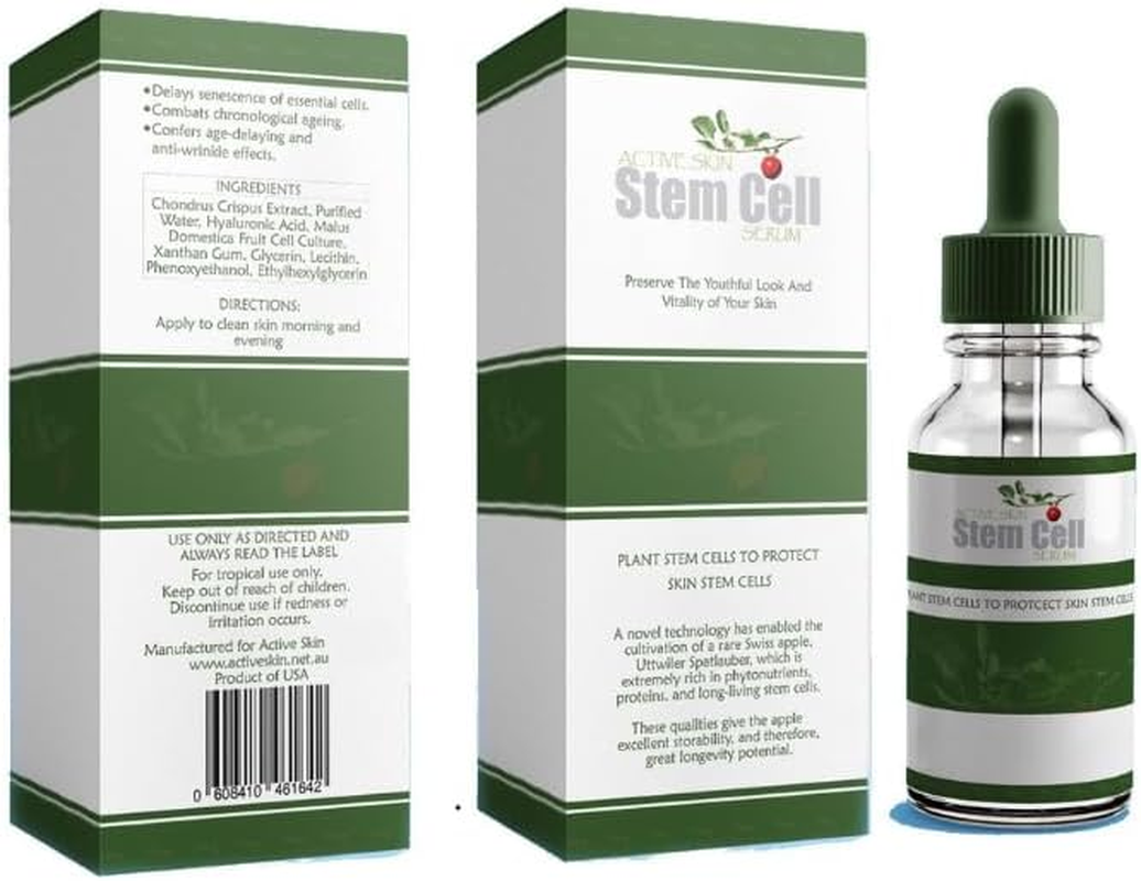 Active Skin Stem Cell Serum | Anti-Ageing Rejuvenating Facial Serum