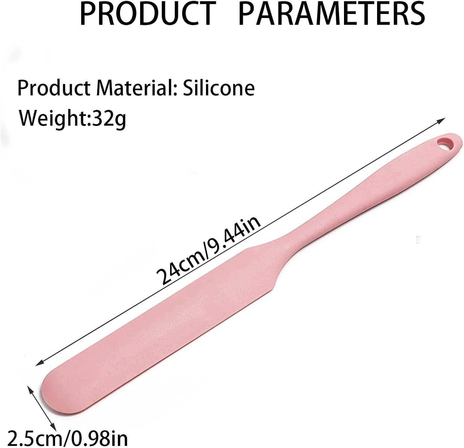 REGODI Silicone Jar Spatula 9.5In - Heat-Resistant Non-Stick Stirring Stick for Mixing Icing, Scraping Cream, Jam,Kitchen Baking Cooking Stirring Tools image number 3