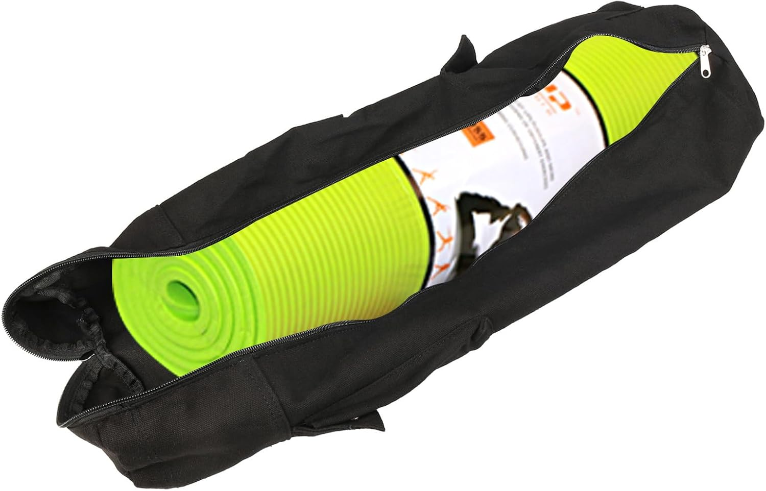 Portable Yoga Mat Carry Bag Full Zipper Fitness Mat Storage Bag Multi-Functional Exercise Mat Bag image number 5
