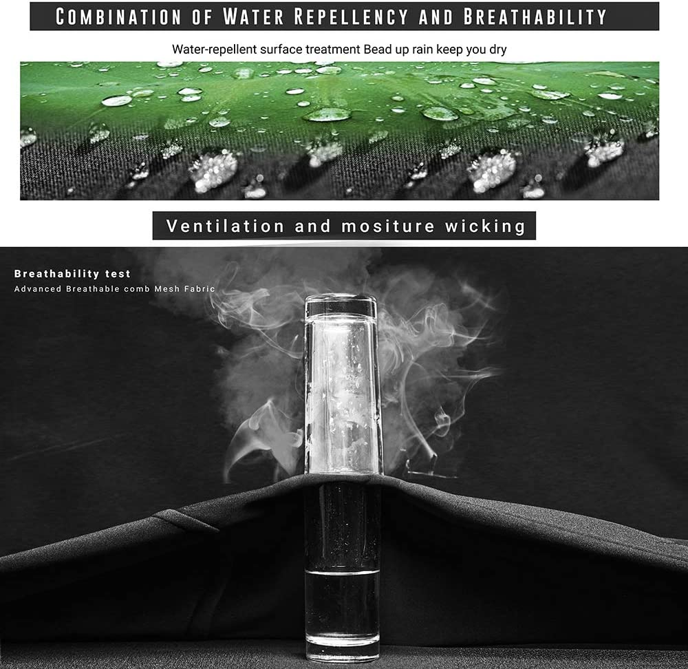 Souke Sports Men'S Bike Cycling Pants Windproof Hiking Outdoor Winter Fleece Thermal Athletic Pants image number 4