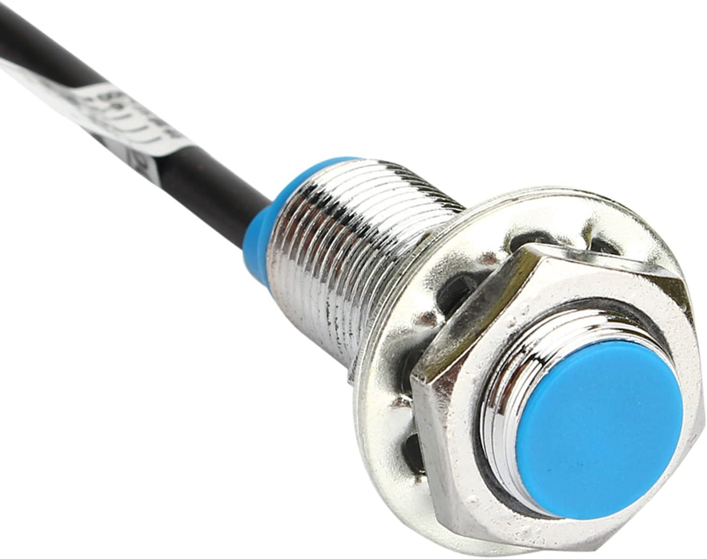 10Mm Hall Effect Sensor Proximity Switch, DC 6~36V NPN 3-Wires Normally Open with Magnet for Transistor and TTL MOS image number 3
