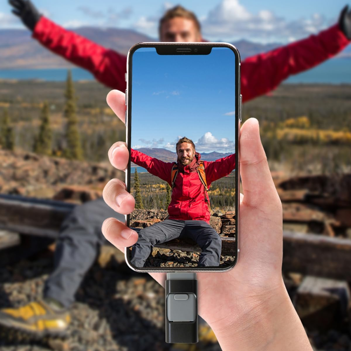 LINGSEE New 64GB USB 3.0 Flash Pen Drive Thumb U Disk Memory Stick Storage for Iphone Ipad PC Iphone 6 7 8 11 Pro X XS 12 13 14 for IOS8 or Above,Windows Xp,Windows 7/8/10,Window Osx,Linux.Mac (Black) image number 6