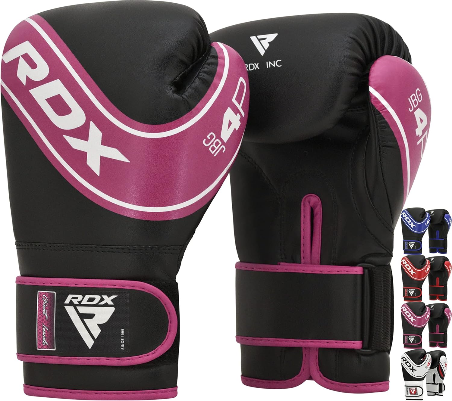 RDX Kids Boxing Gloves, 6Oz 4Oz Junior Training Mitts, Maya Hide Leather Ventilated Palm, Muay Thai Sparring MMA Kickboxing, Punch Bag Speed Ball Focus Pads Punching Workout, Youth Games Fun
