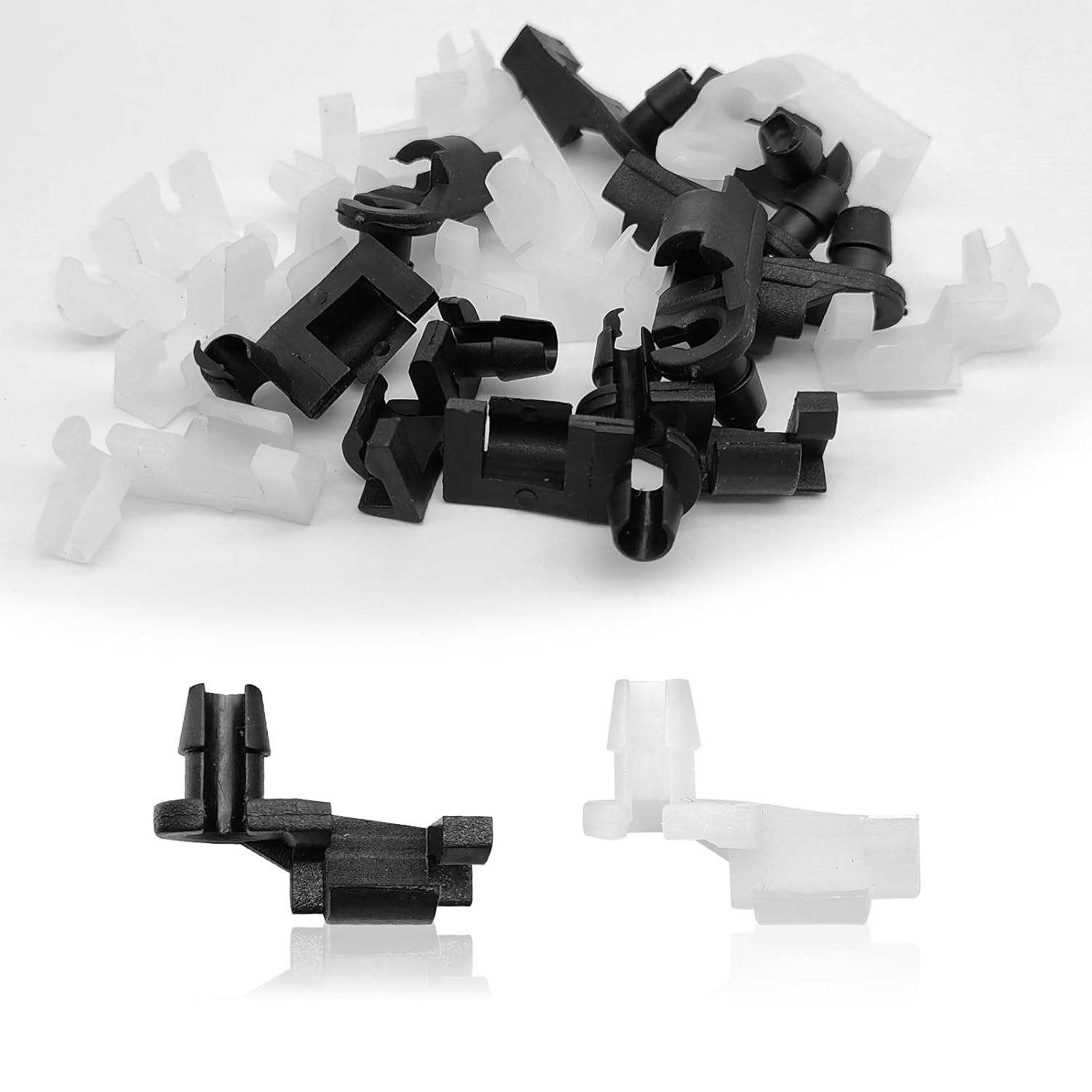 10 Sets Door Lock Rod Car Clips Hood Latch Locking Push Clip Kit, 5/32 Rod Size for GM Ford Chevrolet Chrysler Pontiac Buick Cadillac Dodge Oldsmobile Pickups Suvs image number 1