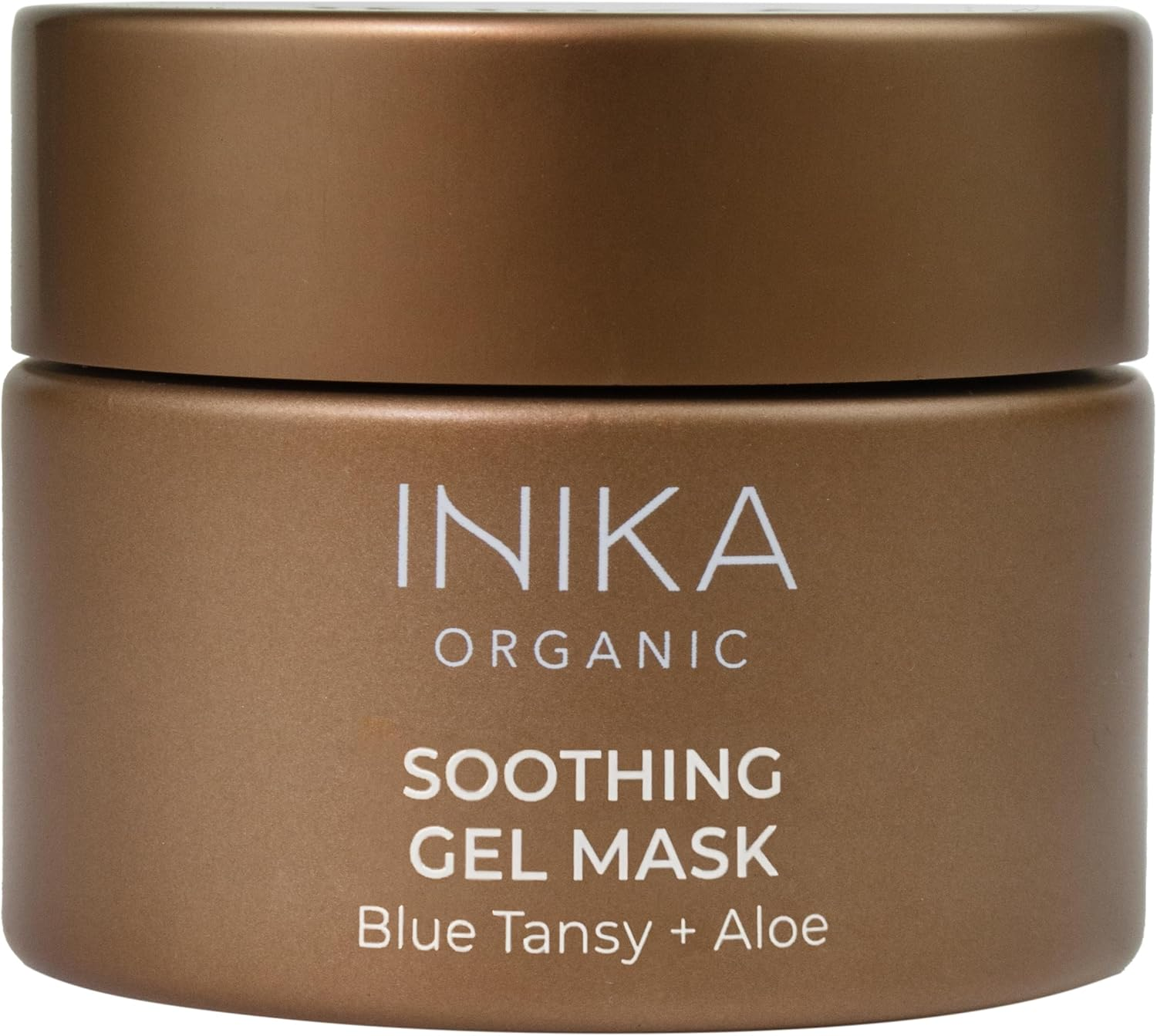 INIKA Organic Soothing Gel Mask | Instantly Calms. Luxurious Formula Cools & Repairs Damaged Skin. Vegan + Sensitive Ingredients. 50Ml image number 2