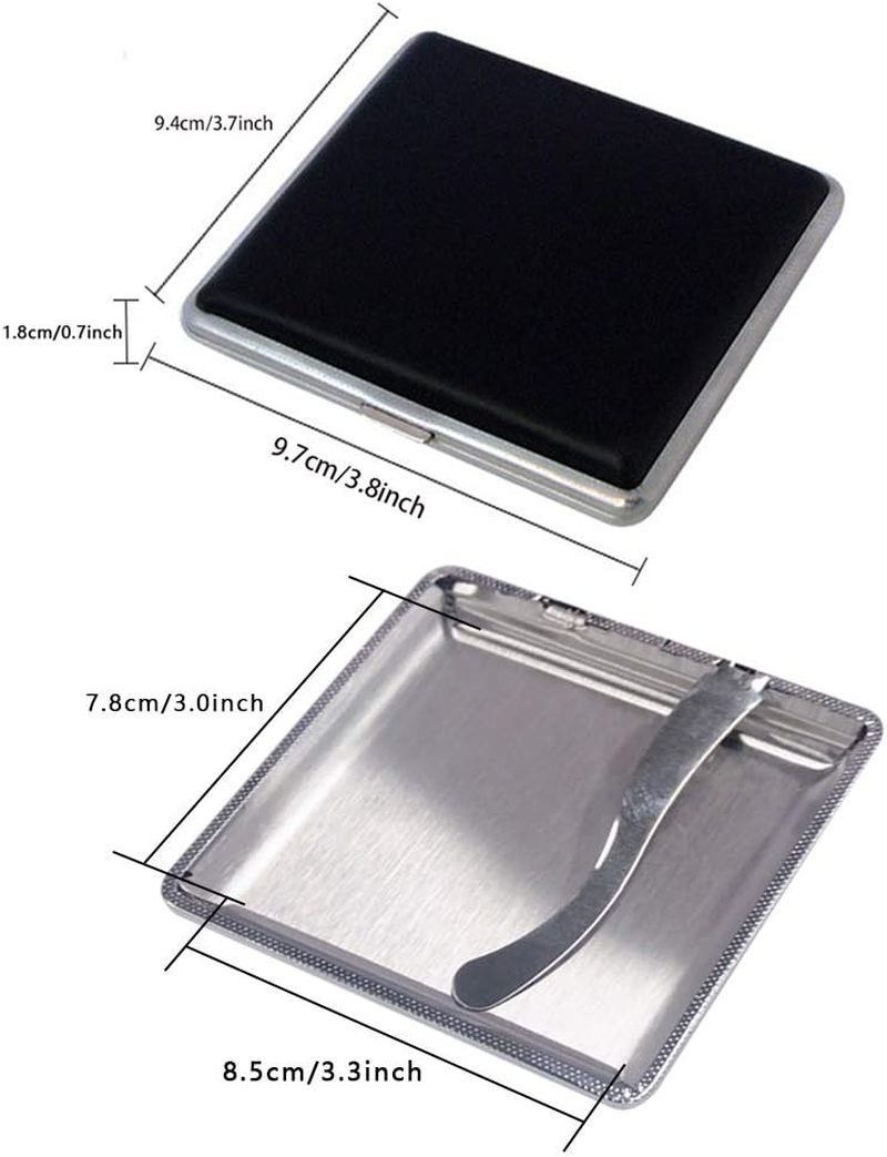 Leather Black Cigarette Case Holds 20 Cigarette (For Regular Size and King Size 84Mm Only) image number 5