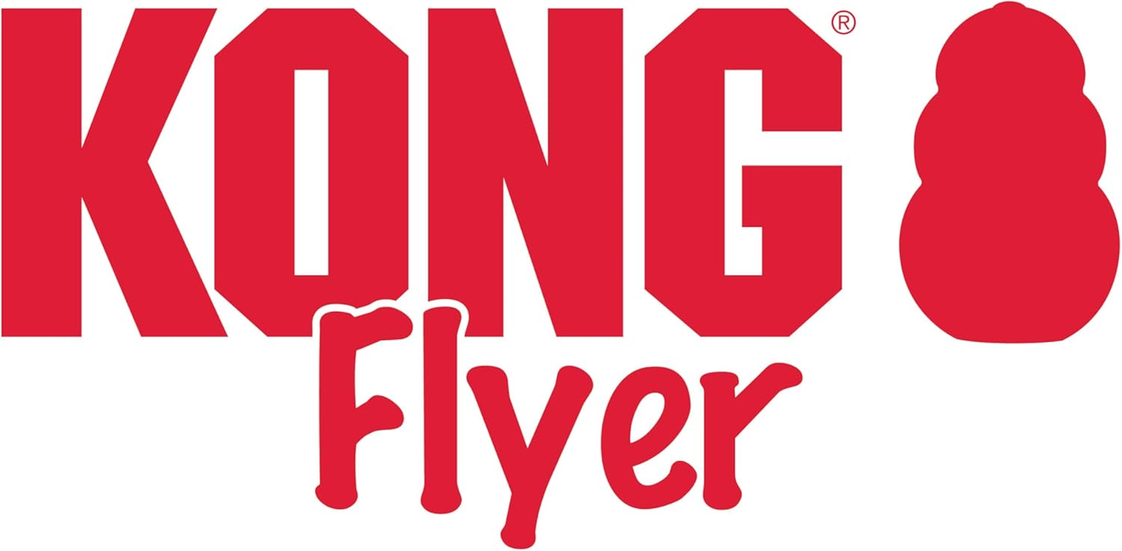 KONG - Flyer - Durable Rubber Flying Disc Dog Toy - for Large Dogs image number 4