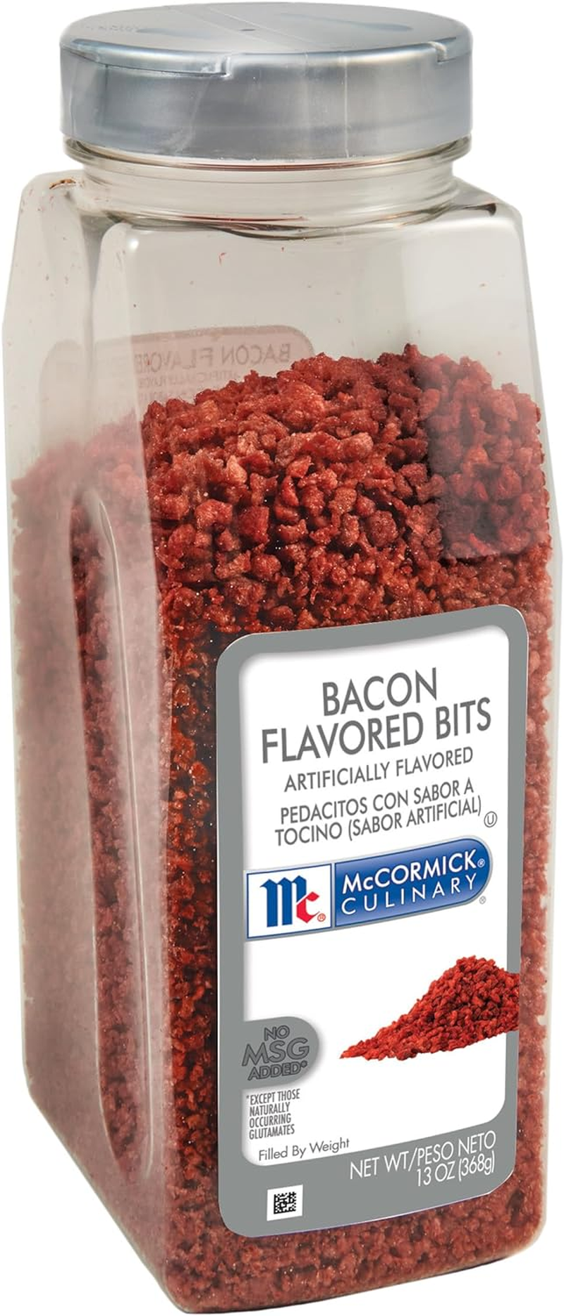 Mccormick Culinary Bacon Flavored Bits, 13 Oz - One 13 Ounce Container of Bacon Bits to Sprinkle on Salads, Soups, Vegetables, Breakfast Bowls and More image number 2