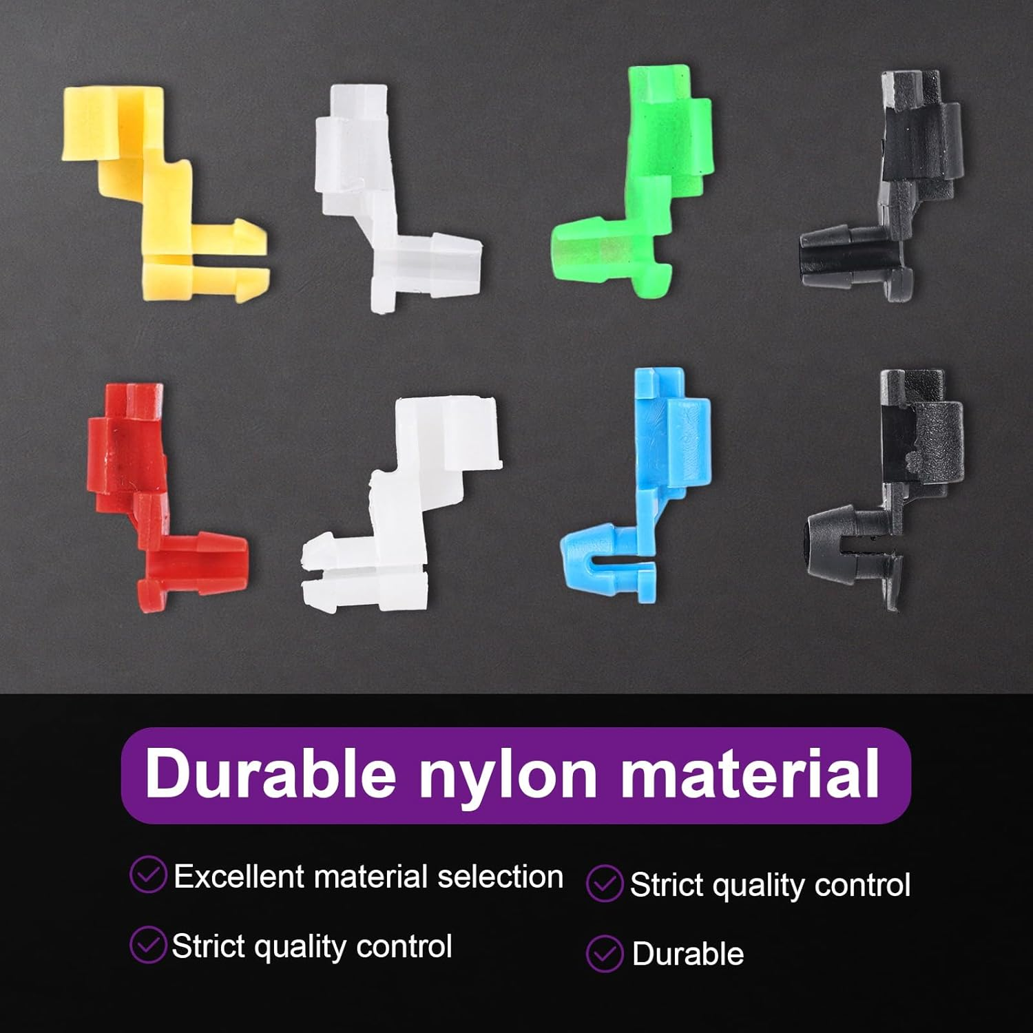 120Pcs Car Door Lock Rod Clips Kit, 4 Sizes Universal Lock Rod Clips with Storage Box for Car Left and Right Door Handle Compatible with Most Vehicles image number 4