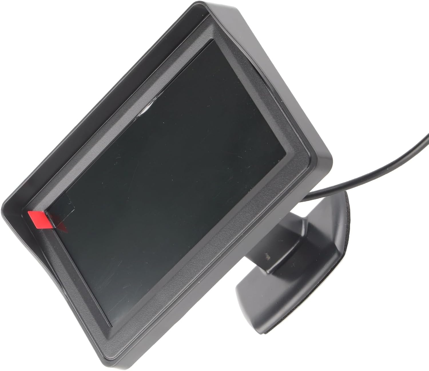 4.3 Inch Color LCD Car Rear View Camera Monitor Waterproof Car Monitor 180 Degree Adjustable for SUV Van Truck Black image number 1