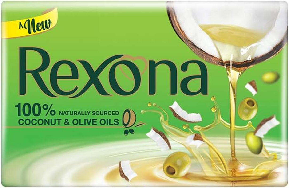 Rexona Soap with Coconut and Olive Oils for Silky and Soft Skin (150 Grams) image number 1