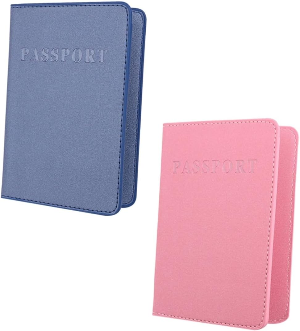 4 Pcs Pouch Holder Pass Case Passport Wallet Id Folder