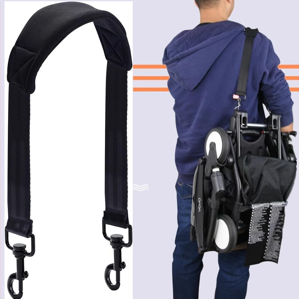 Stroller Straps for Babyzen,Stroller Carry Strap Deal for Parents, Airplane Travel,Outdoor image number 4