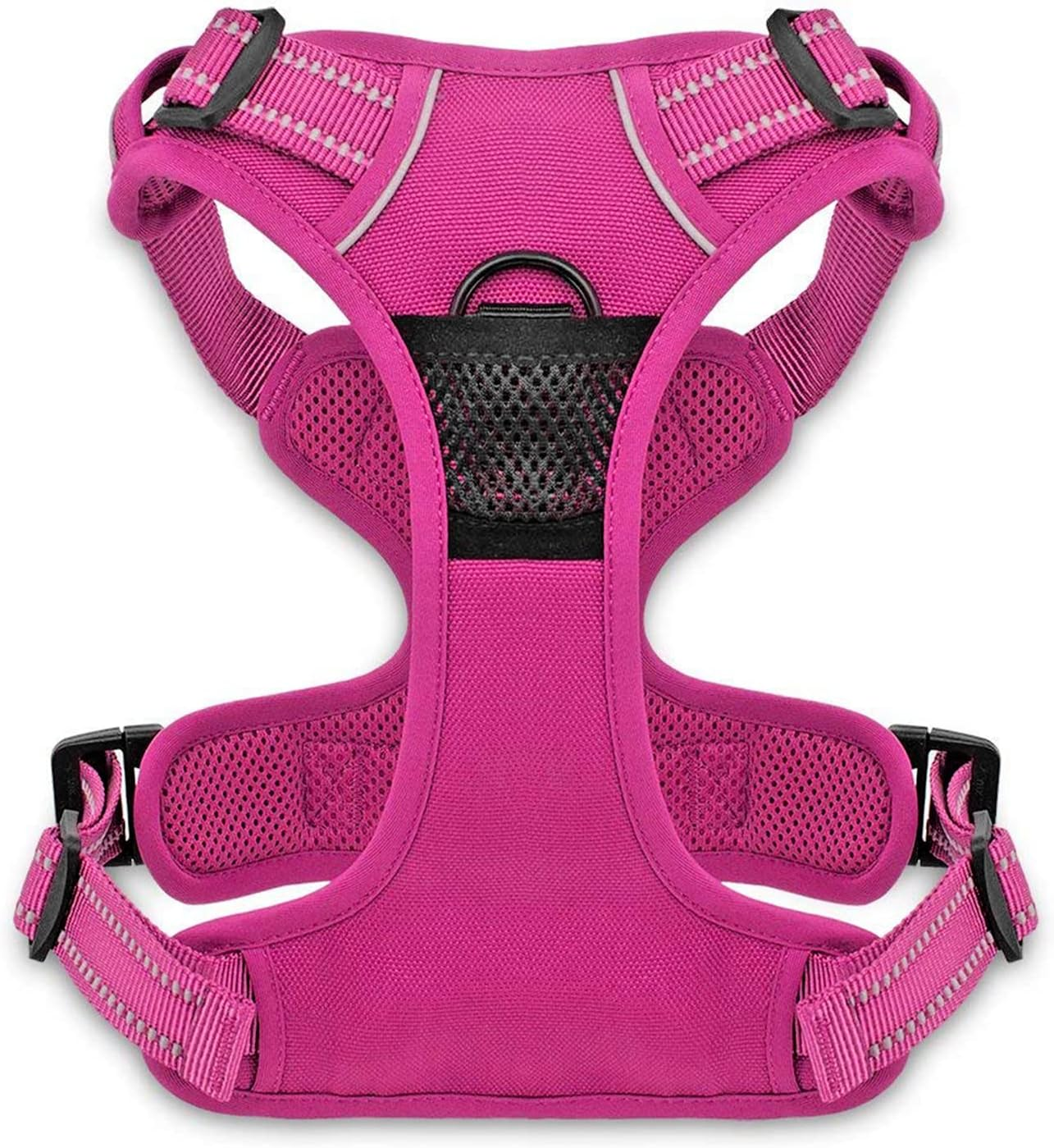 Voyager by Best Pet Supplies -Dual-Attachment No-Pull Adjustable Harness with 3M Reflective Technology, (Fuchsia, Small) image number 6