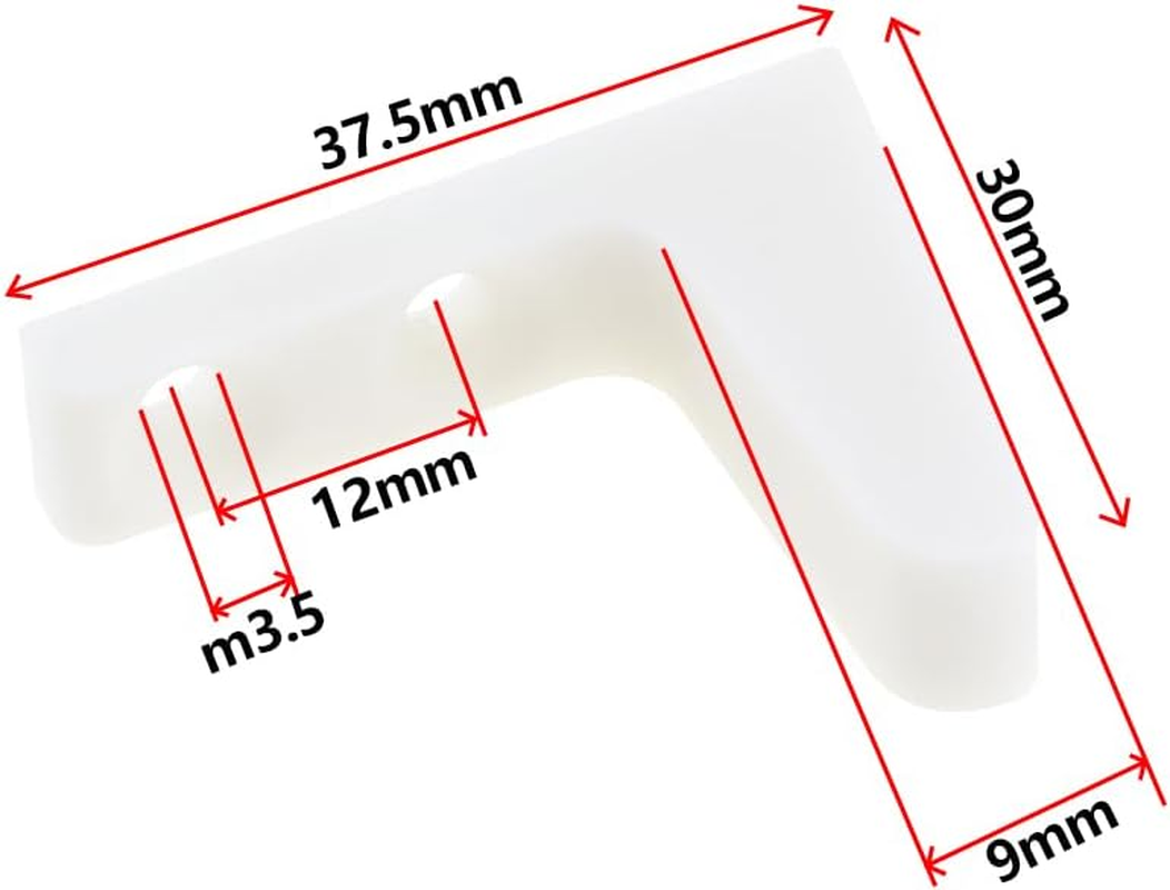 Create Idea 4 Pairs Toilet Seat Stabilisers Wobbly Loose Buffers Bumpers Stop Elderly Disabled Slipping Sliding with Screws White Plastic image number 4